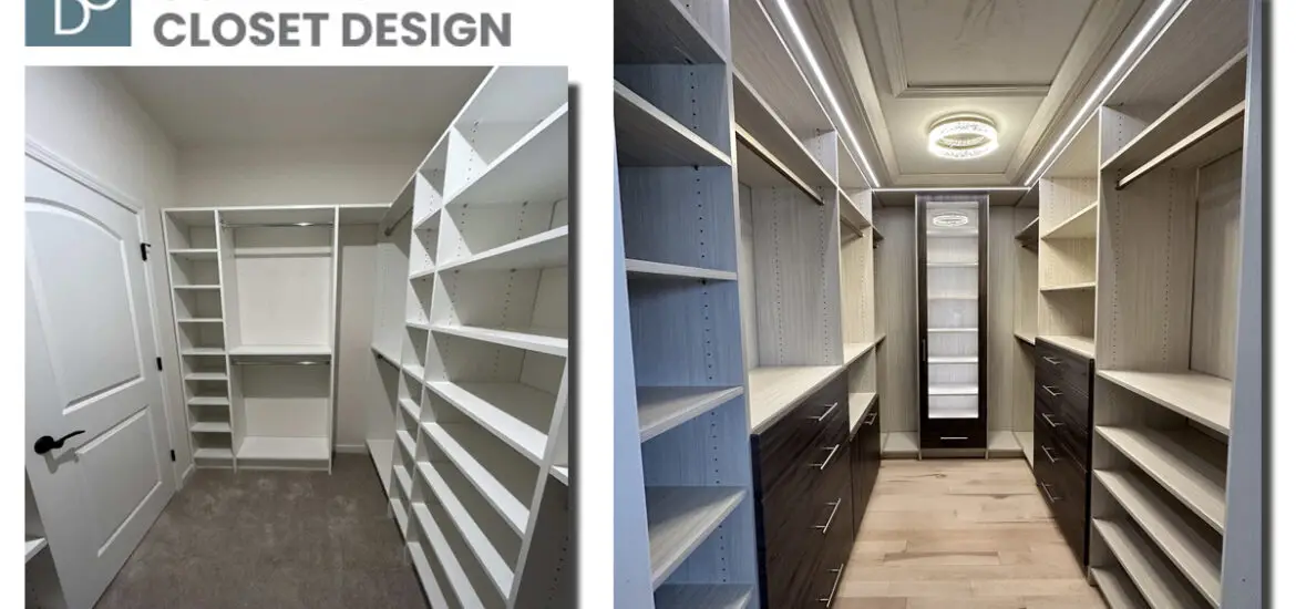 Install a reach-in closet system in your home.