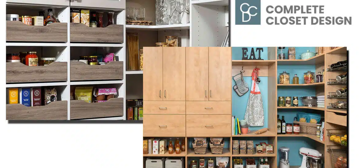 Modern designs for a kitchen pantry storage in your kitchen space.