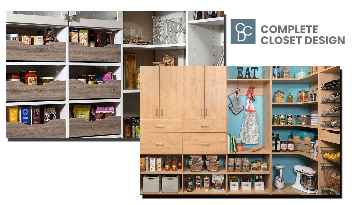 Modern designs for a kitchen pantry storage in your kitchen space.