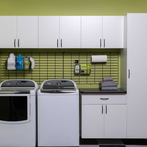 Laundry Room Shelving | Complete Closet Design - Shorewood, Illinois