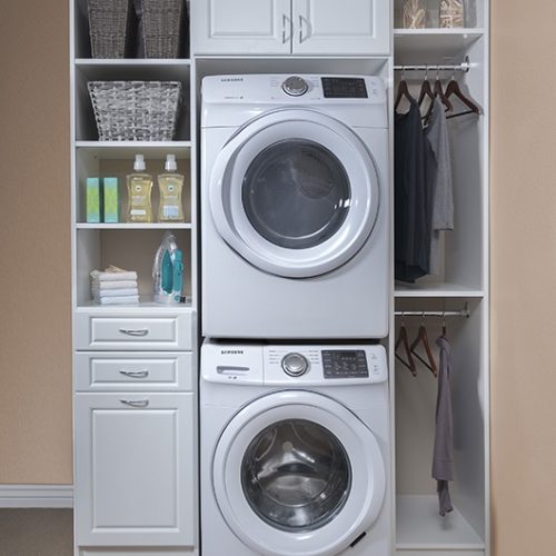 Laundry Room Storage | Complete Closet Design - Shorewood, Illinois