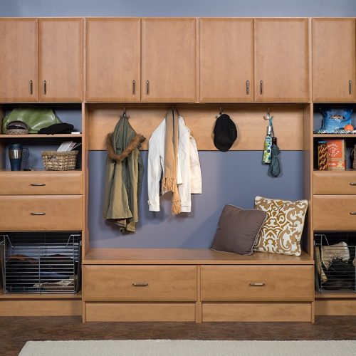 Custom Mudroom Cabinets | Complete Closet Design - Shorewood, Illinois