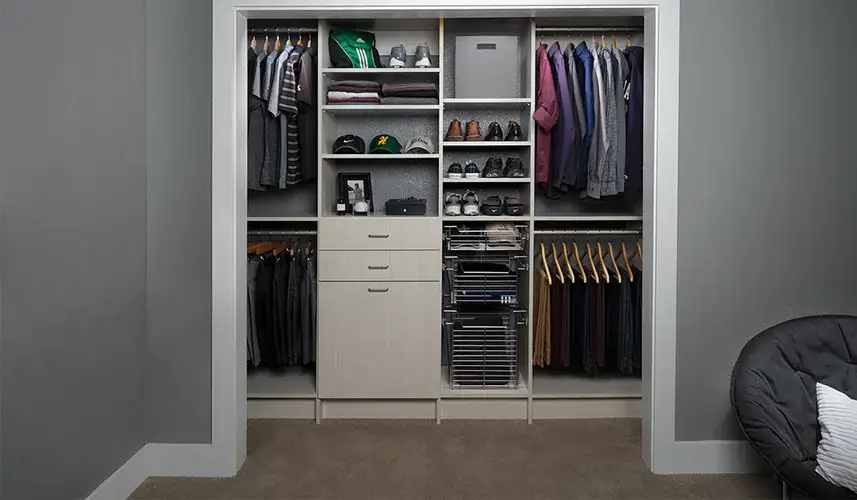 a small closet for efficient organization